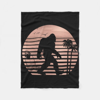 Couverture Polaire Chemise de surf Bigfoot drôle Tee de vêtements d'é