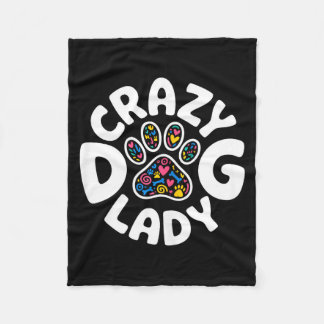 Couverture Polaire Chemise Femme Chien Folle Drôle Enfants Amoureux d