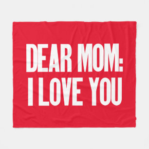 Couverture Polaire Chère maman, je t'aime
