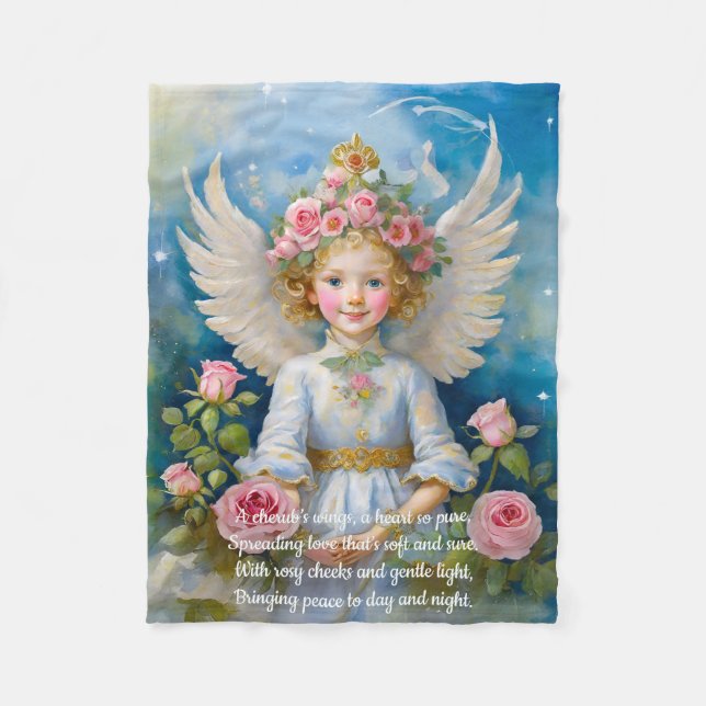 Couverture Polaire Cherub Angel Blanket (Devant)
