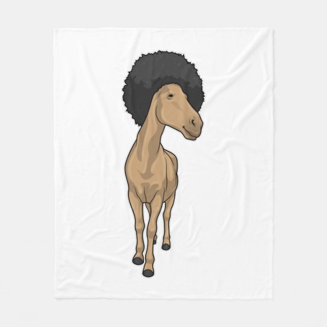 Couverture Polaire Cheval Afro (Devant)