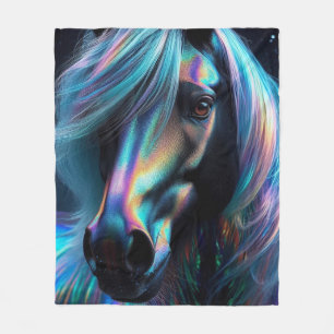 Couverture Polaire Cheval Avec Caractéristiques Iridescendantes