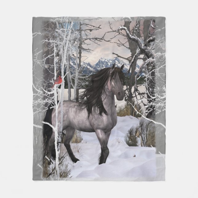 Couverture Polaire Cheval des Voiles d'hiver 2024 (Devant)
