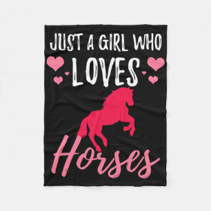 Couverture Polaire Cheval équitation fille équitation