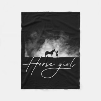 Couverture Polaire Cheval Girl Horseback équitation Vêtements - Cheva