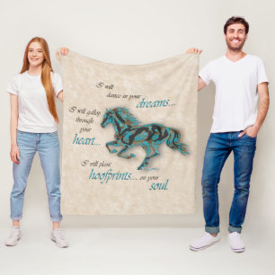 Couverture Polaire Cheval inspirant