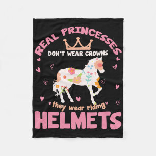 Couverture Polaire Cheval Lover Horse Girl