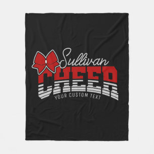 Couverture Polaire Cheval Team AJOUTER LE NOM École Athlète Pom-pom g