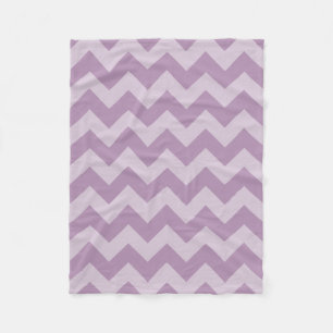 Couverture Polaire Chevron monochromatique violet