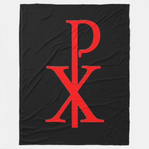 Couverture polaire CHI RHO CRUCIFIX