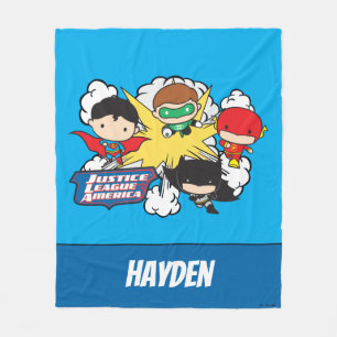 Couverture Polaire Chibi Justice League of America Explosion