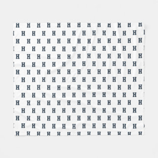 Couverture Polaire Chic Initial Monogram Personalized Blanket 