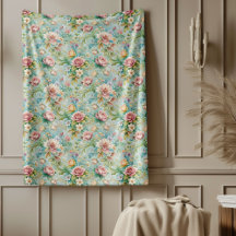 Chic Rococo Raffiné Floral Soft Pastel Élégant