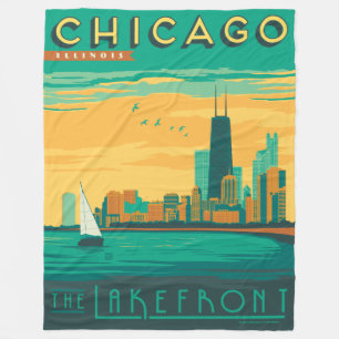 Couverture Polaire Chicago, IL - Profitez du bord de mer