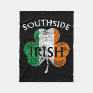Couverture Polaire Chicago Southside Irish Flag St. Patrick's Day 