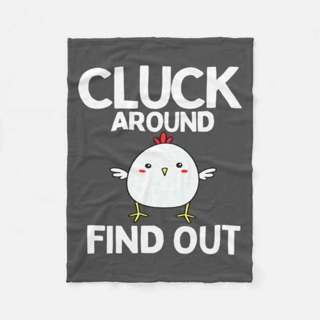 Couverture Polaire Chicken Easter Chick  (Devant)