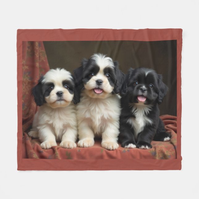 Couverture Polaire Chien (Devant (Horizontal))