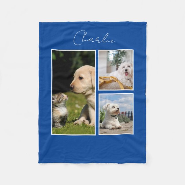 Couverture Polaire Chien de collection photo moderne 3 (Devant)