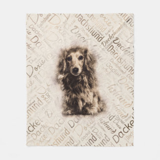 Couverture Polaire Chien de Dachshund
