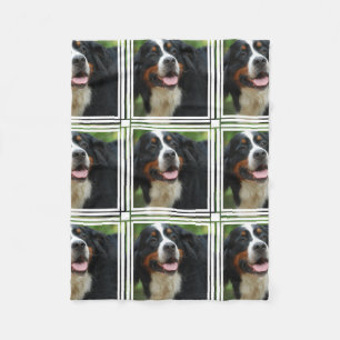 Couverture Polaire Chien de montagne de Bernese de bébé