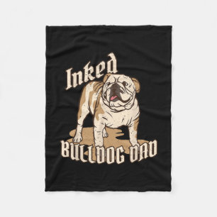 Couverture Polaire Chien de race Chien de taureaux père Bulldog Dit P