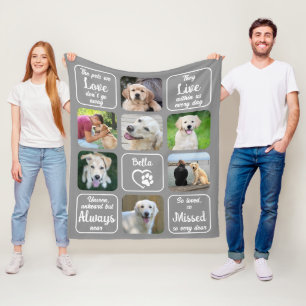 Couverture Polaire Chien Memorial Animaux de compagnie Perdre 7 Photo