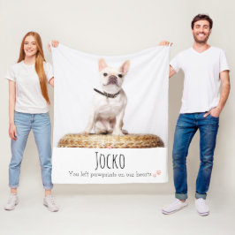 Couverture Polaire Chien Memorial Animaux de compagnie Perte Keepsaké