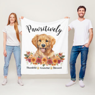 Couverture Polaire Chien Mignon Absolument Reconnaissant Bienheureux
