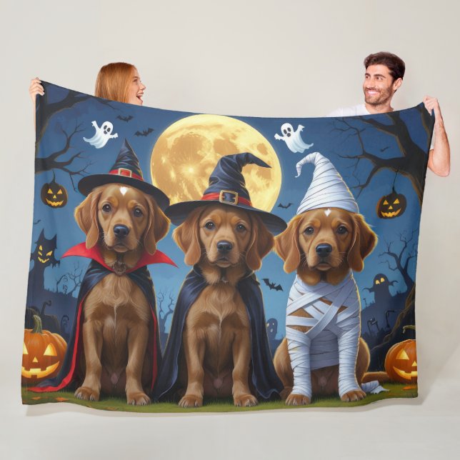 Couverture Polaire Chihuahua Chien Citrouille Halloween Funny (En situation)