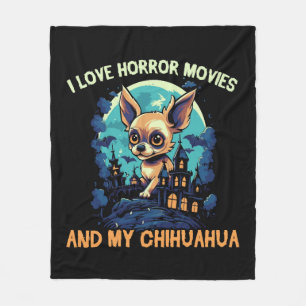 Couverture Polaire Chihuahua Halloween Chiot Trick Ou Treat Amoureux 