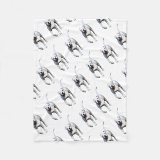 Couverture Polaire Chiot américain de bouledogue