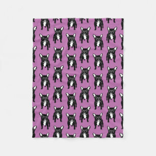 Couverture Polaire Chiot brindle mignon superbe de bouledogue