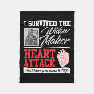 Couverture Polaire Chirurgie cardiaque Survivor Veuve Maker Attaque c