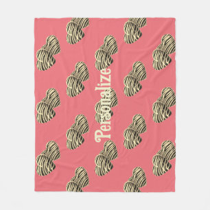 Couverture Polaire Chocolat bonbon coeur romantique rose mignon amour