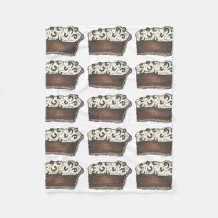 Couverture Polaire Chocolat Cream Slice Mississippi Mud Pie Foodie