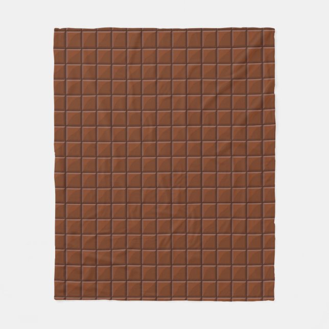 Couverture Polaire Chocolat du lait (Devant)