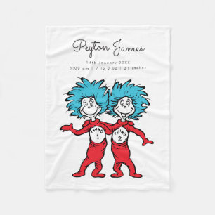 Couverture Polaire Chose Une Chose Deux Twins Chiffres De Naissance B