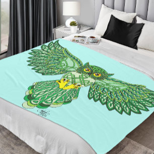 Couverture Polaire Chouette de vol Celtic Green
