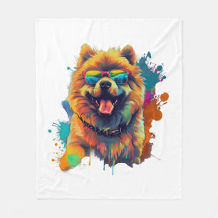 Couverture Polaire Chow Chow Chien Chien chinois race pour un Chow Ch