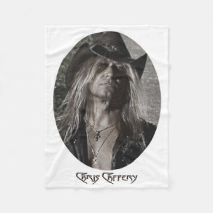 Couverture Polaire Chris Caffery Blanket en laiton noir et blanc (ova