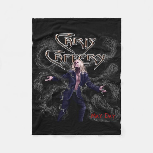 Couverture Polaire Chris Caffery May Day Fleece Blanche (Devant)