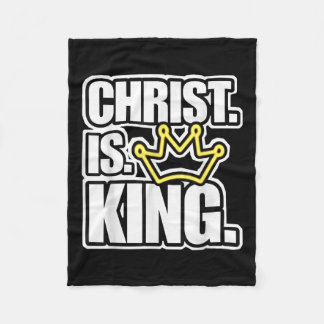 Couverture Polaire Christ Est Le Roi Jésus Lover Jésus Lover Pour Les