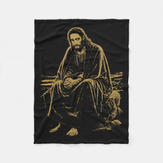 Couverture Polaire Christ in the Desert Jesus Prayer Christian Faiths