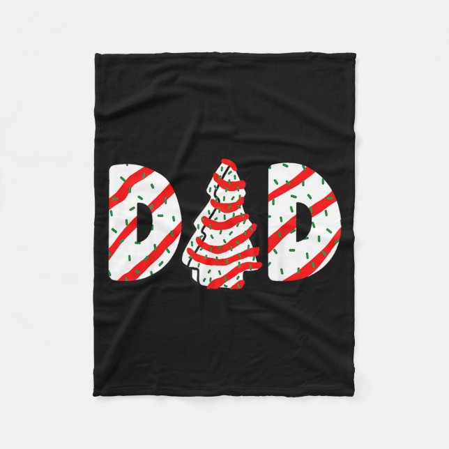 Couverture Polaire Christmas Tree Cake Matching Family Party Pajama D (Devant)