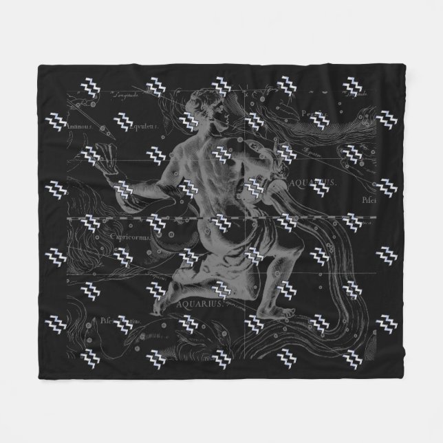 Couverture Polaire Chrome comme Aquarius Zodiac Connexion Hevelius 16 (Devant (Horizontal))
