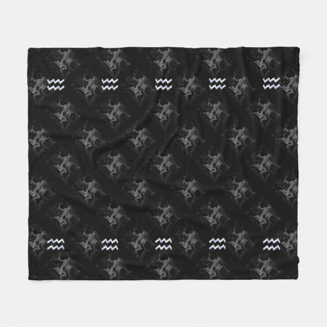 Couverture Polaire Chrome comme Aquarius Zodiac Connexion Hevelius 16 (Devant (Horizontal))