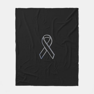 Couverture Polaire Chrome comme Noir de la sensibilisation au ruban