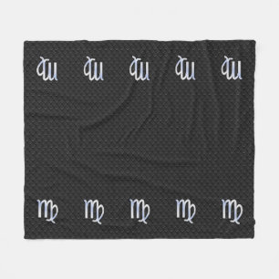 Couverture Polaire Chrome Comme Virgo Zodiac Connexion peau de serpen