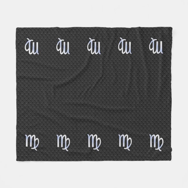 Couverture Polaire Chrome Comme Virgo Zodiac Connexion peau de serpen (Devant (Horizontal))