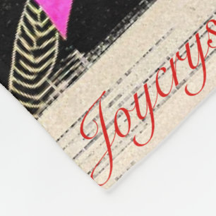 Couverture Polaire Chuchotement de Lumière Douce Laine Rose Bleu et